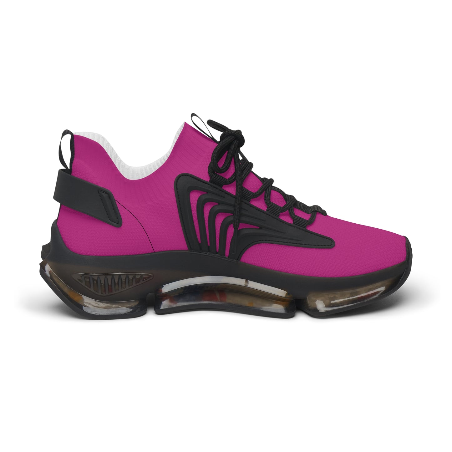 Pink and white sole Women's Sneakers — Lightweight Breathable Athletic Shoes