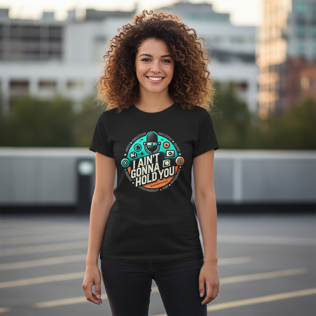 I Aint Gonna Hold You T-Shirt logo print