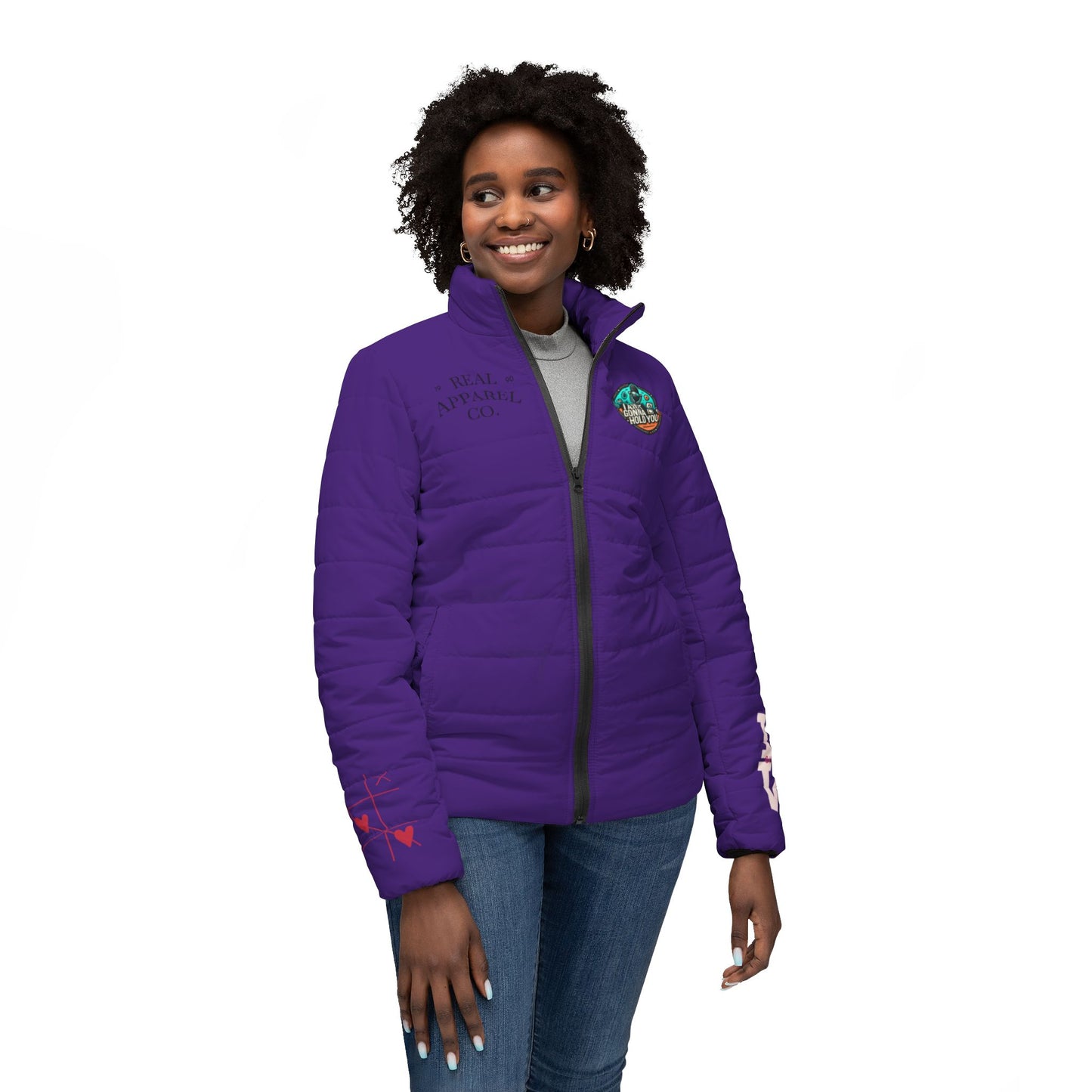 Love Prints Women's Puffer Jacket