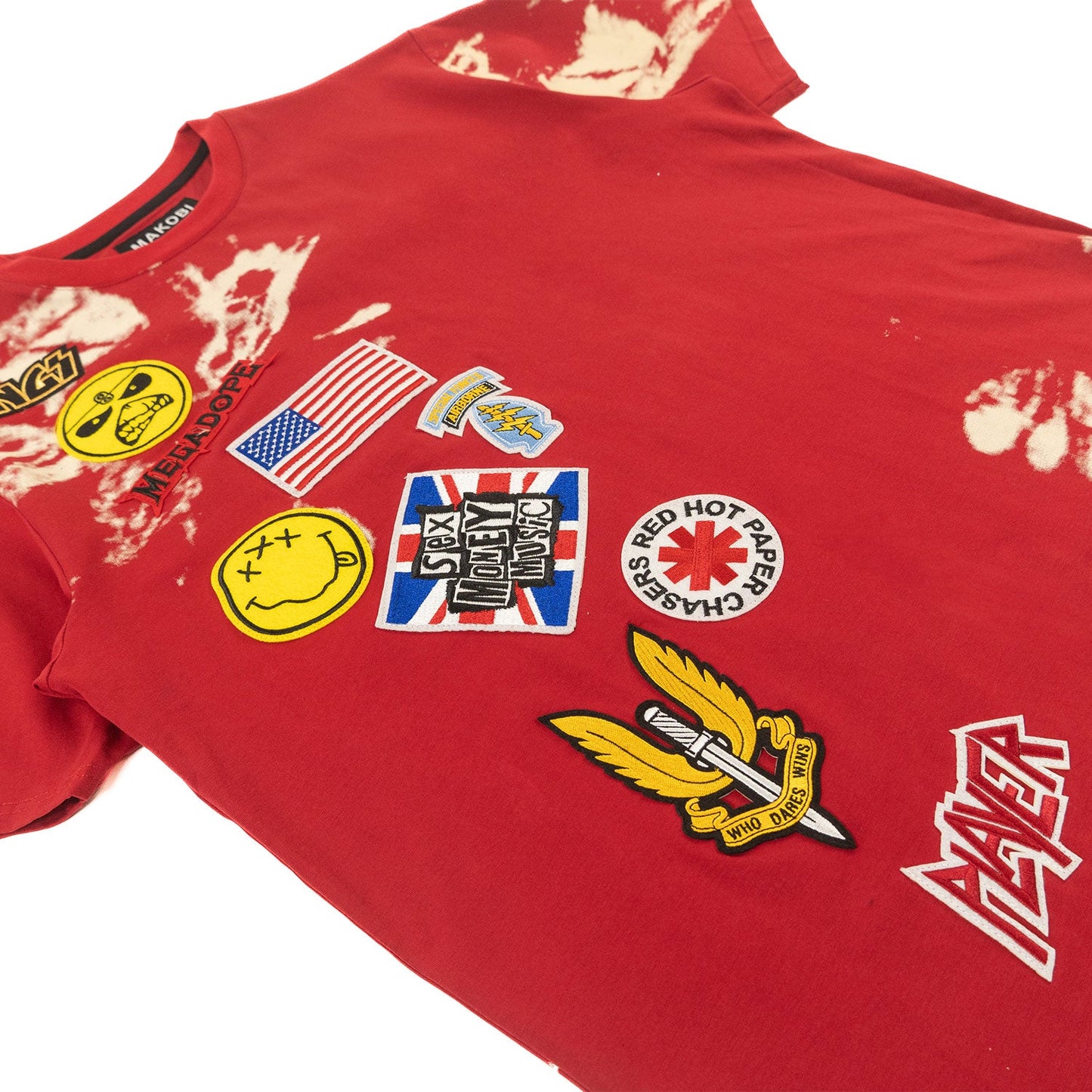Punk Patch Tee - Red