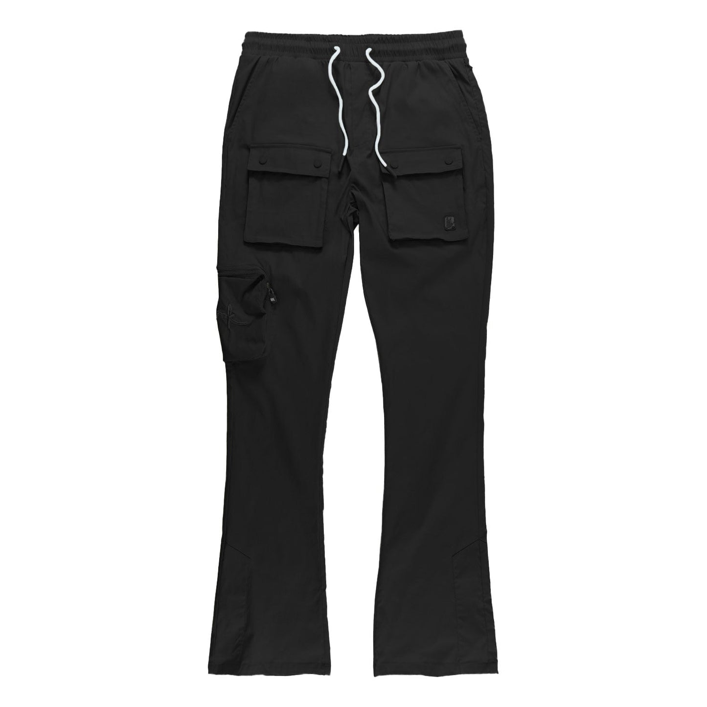 Sartoni Nylon Stacked Pants - Black