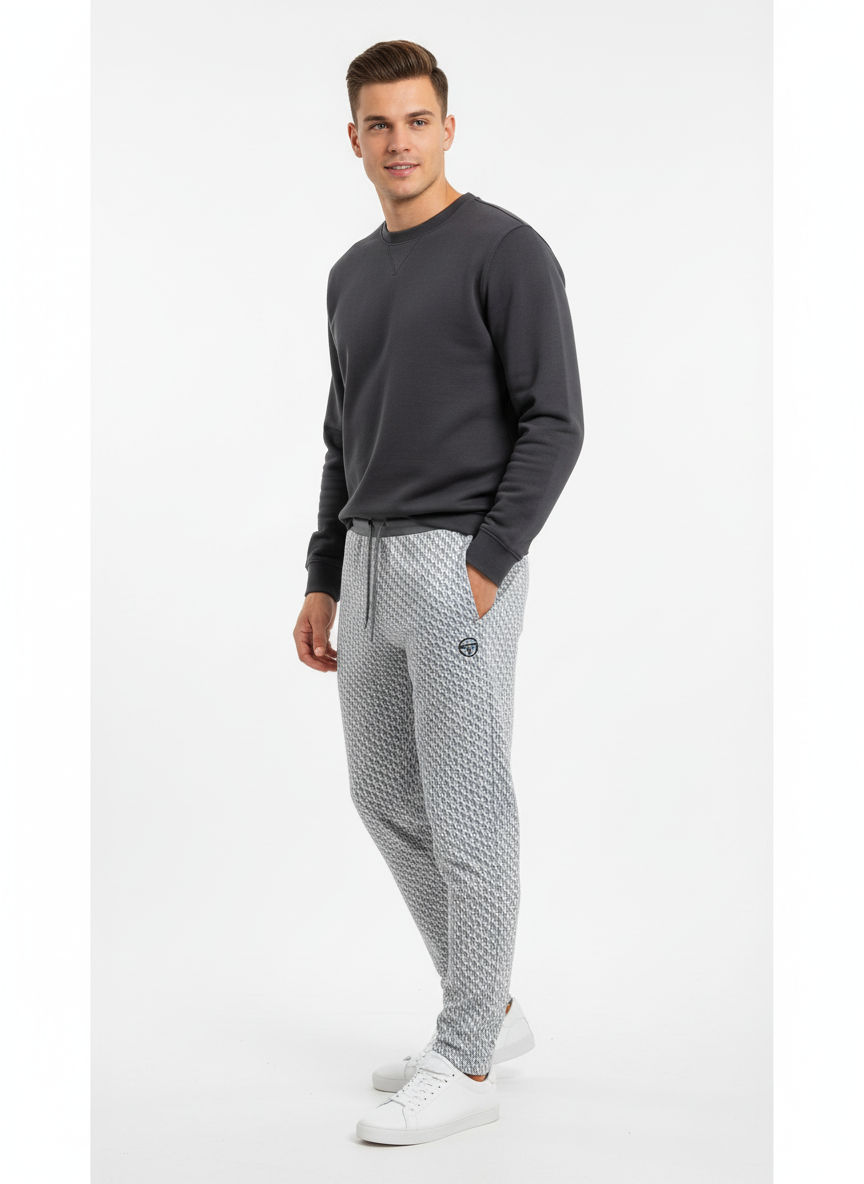 Paolo Knit Track Pant- Quiet Shade