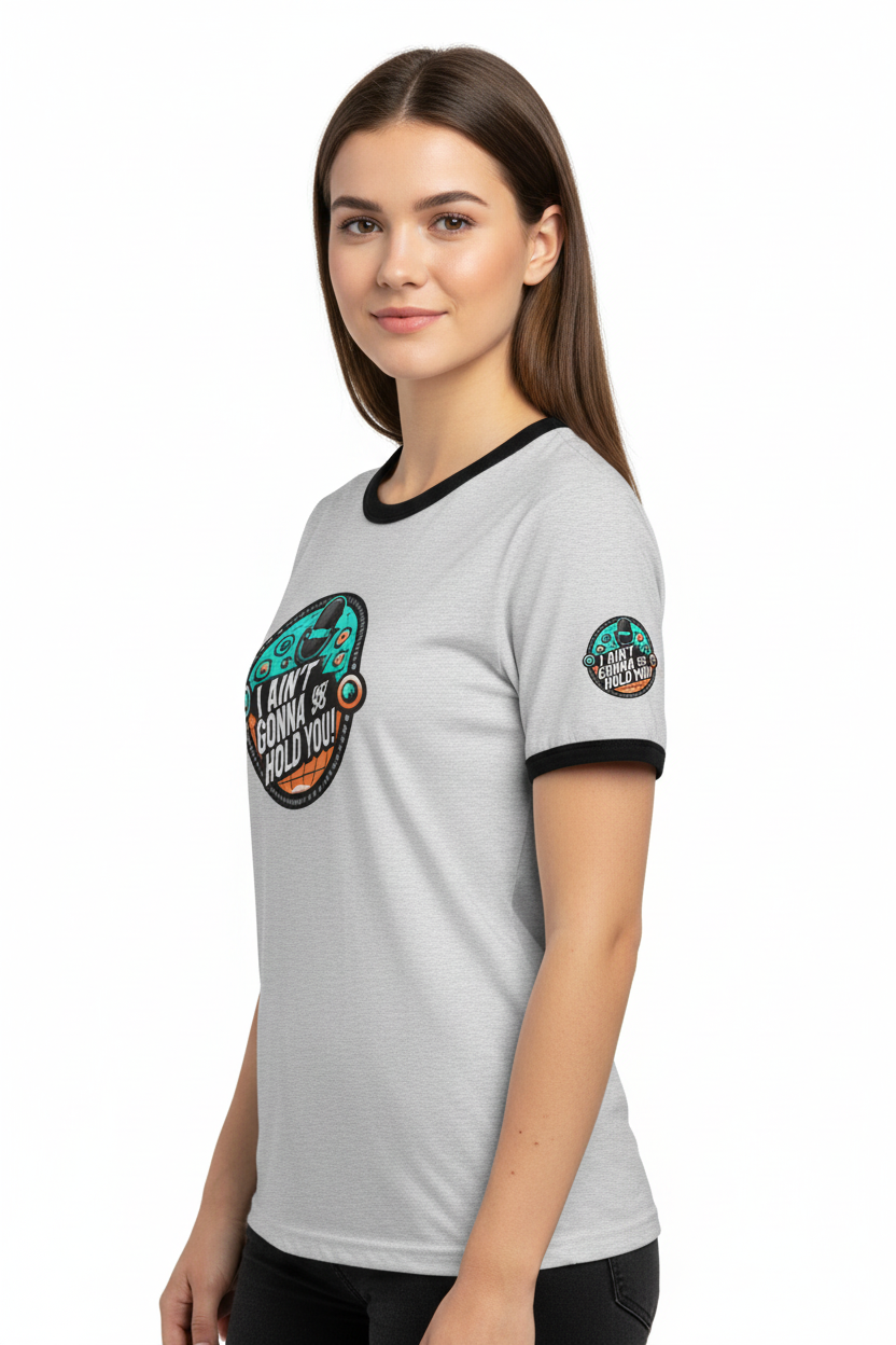 T-shirt with sneaker logo
