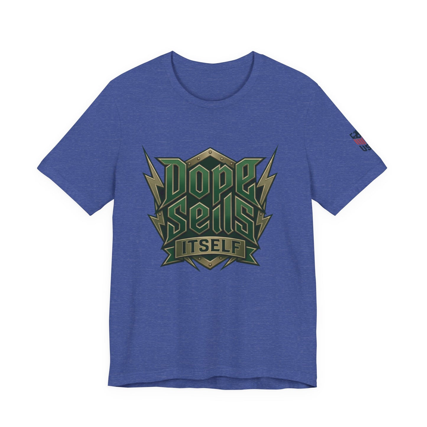 Dope Sells Itself Tee — Retro Camo Graphic T-Shirt
