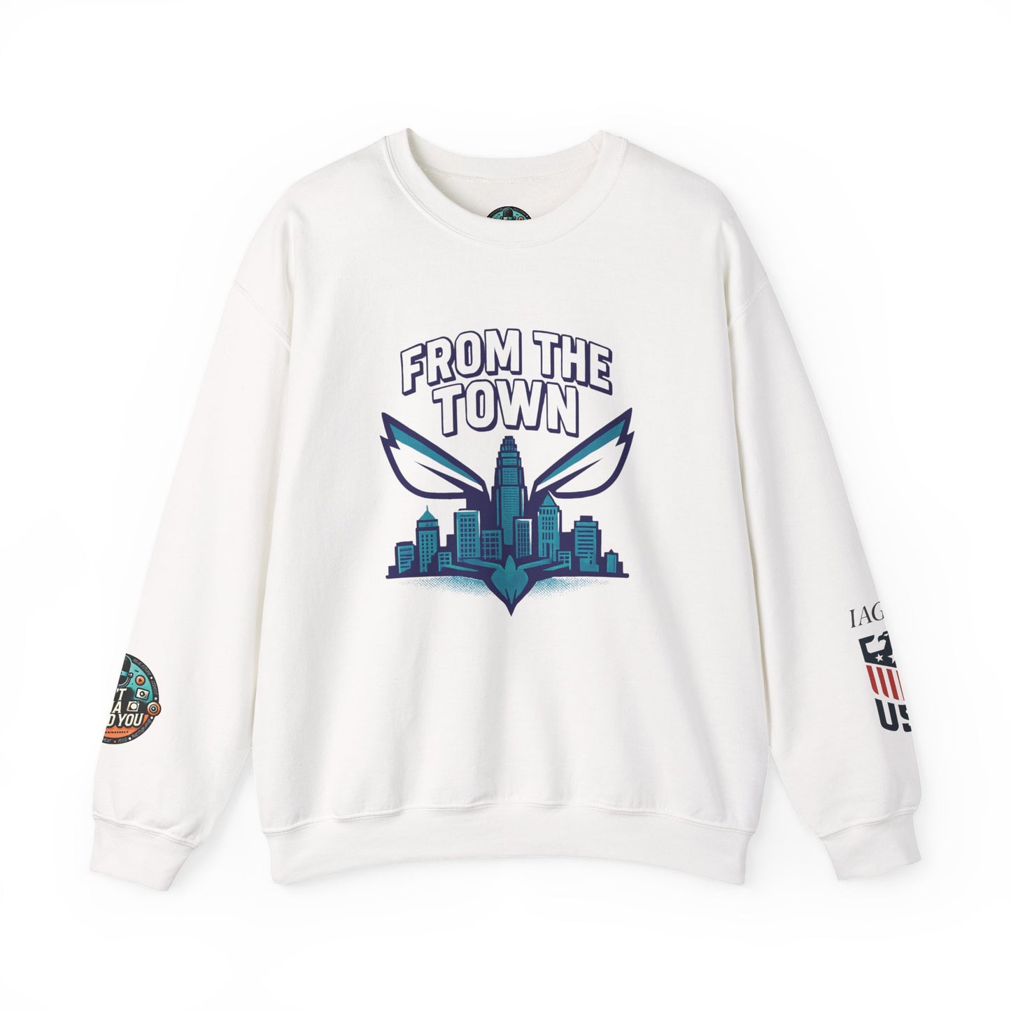 Charlotte From The Town Crewneck Sweatshirt — Queen City Pride Pullover