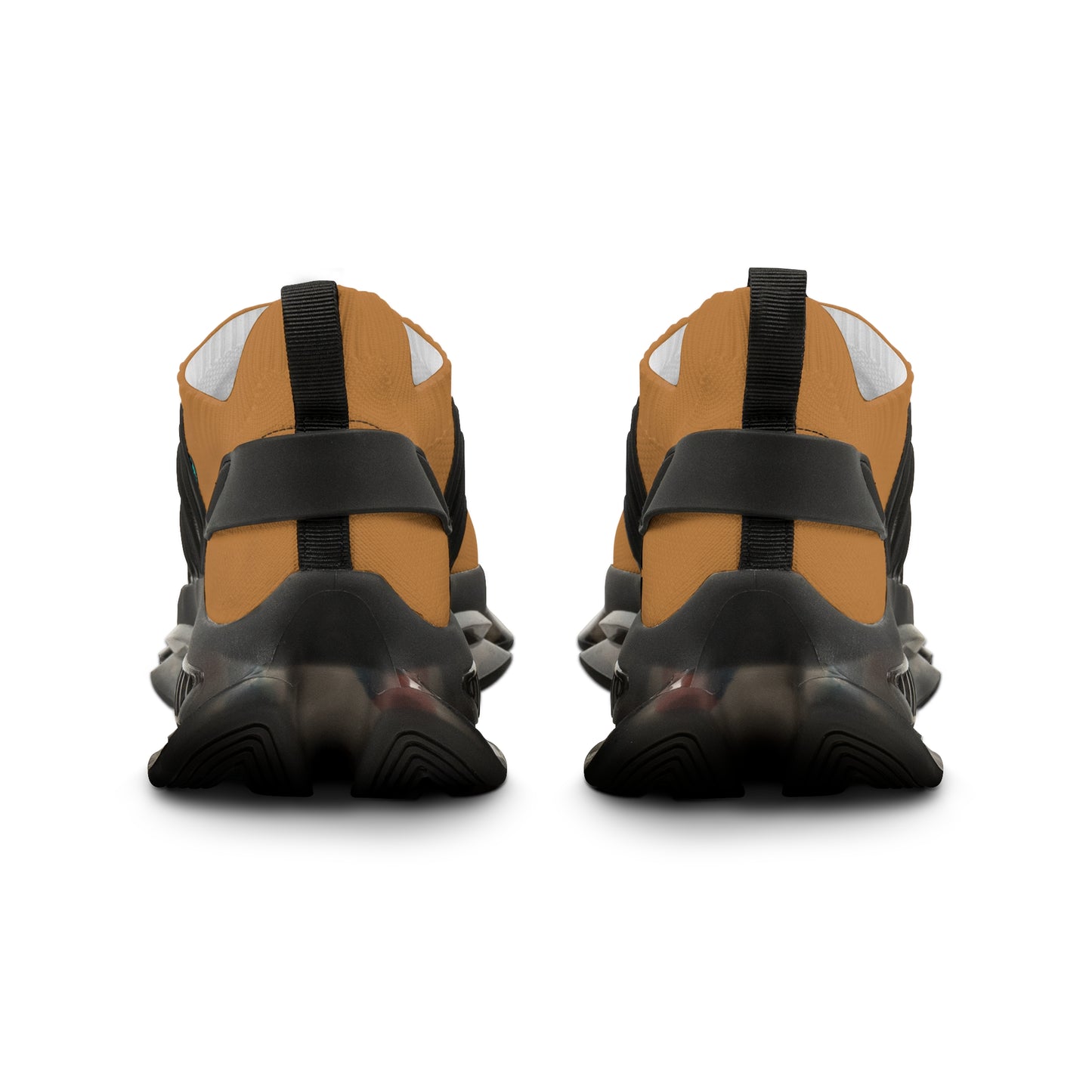 Light Brown Mesh Sneakers — Lightweight Athletic Running Shoes