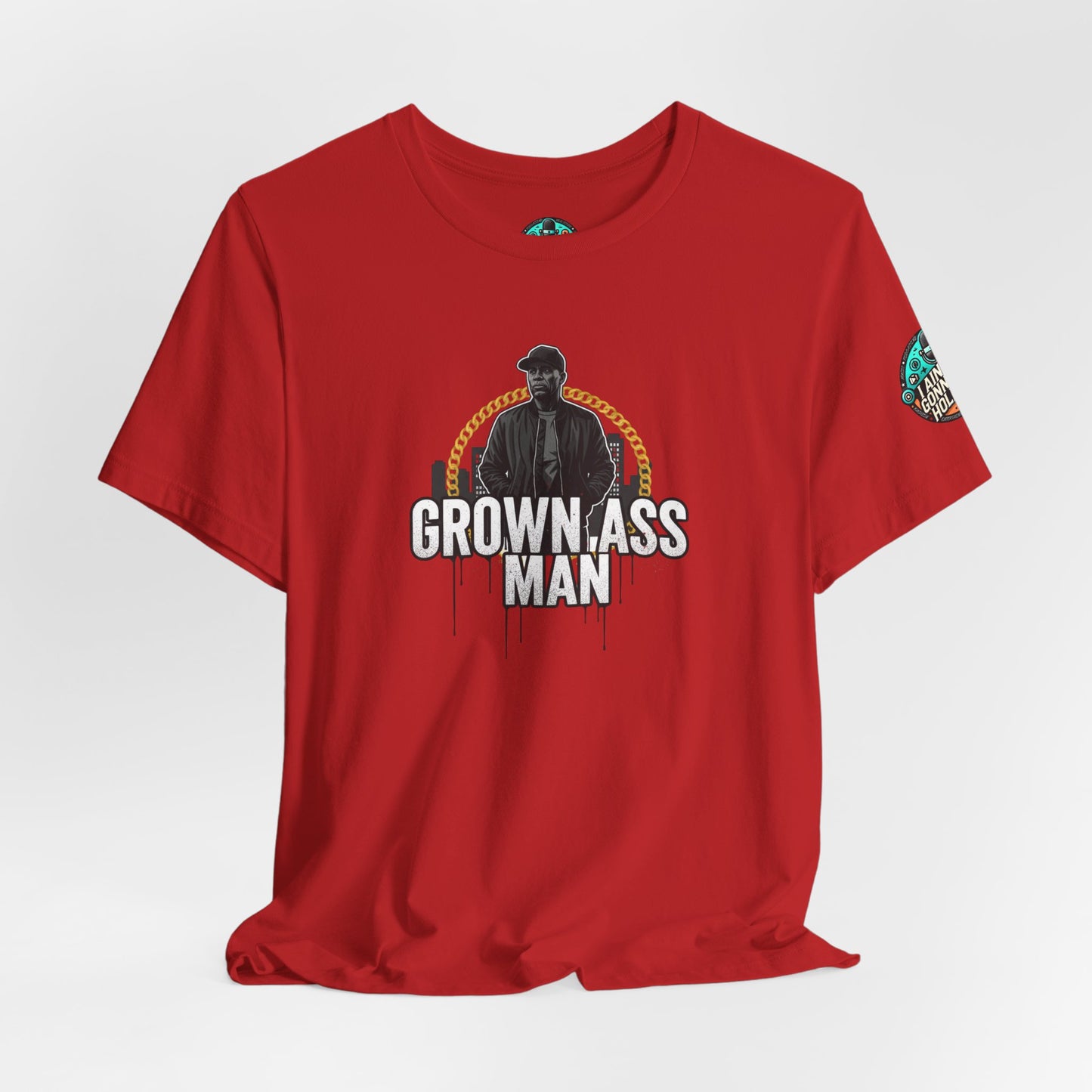 Grown Ass Man Graphic Tee — Funny Urban Slang T‑Shirt