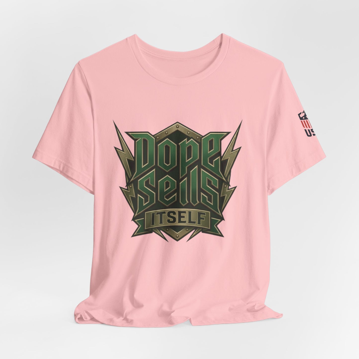 Dope Sells Itself Tee — Retro Camo Graphic T-Shirt