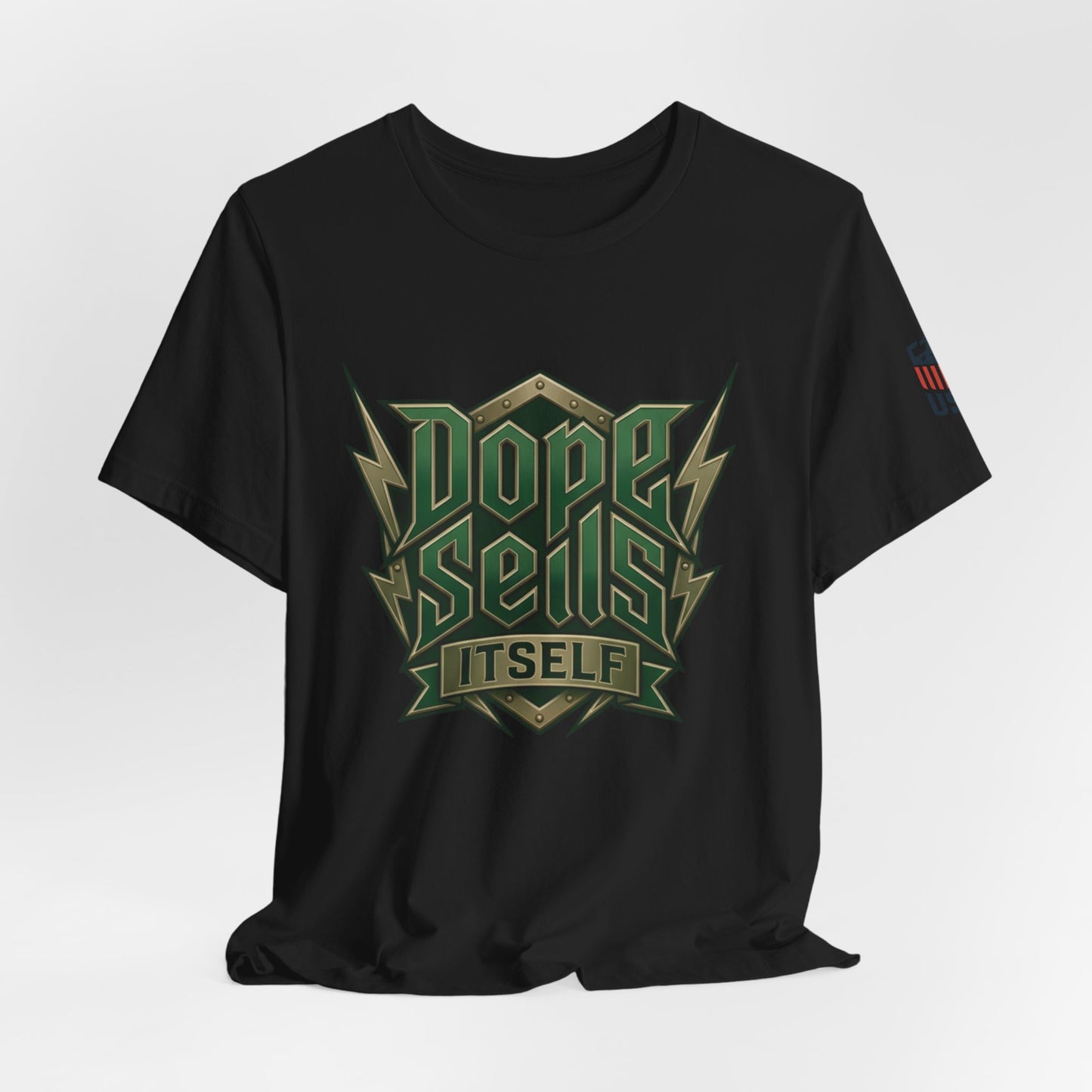 Dope Sells Itself Tee — Retro Camo Graphic T-Shirt