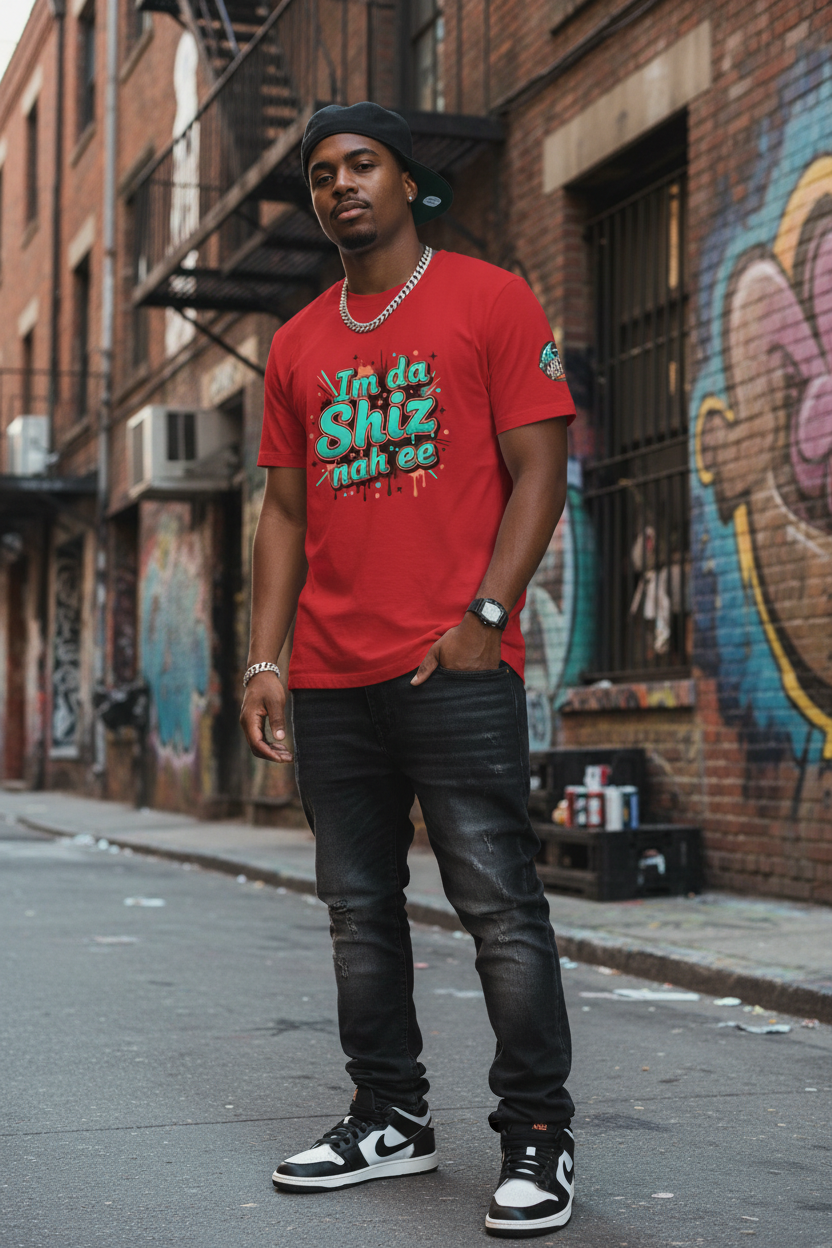 I'm da Shiz nah'ee Graphic Tee — Funny Urban Slang T‑Shirt