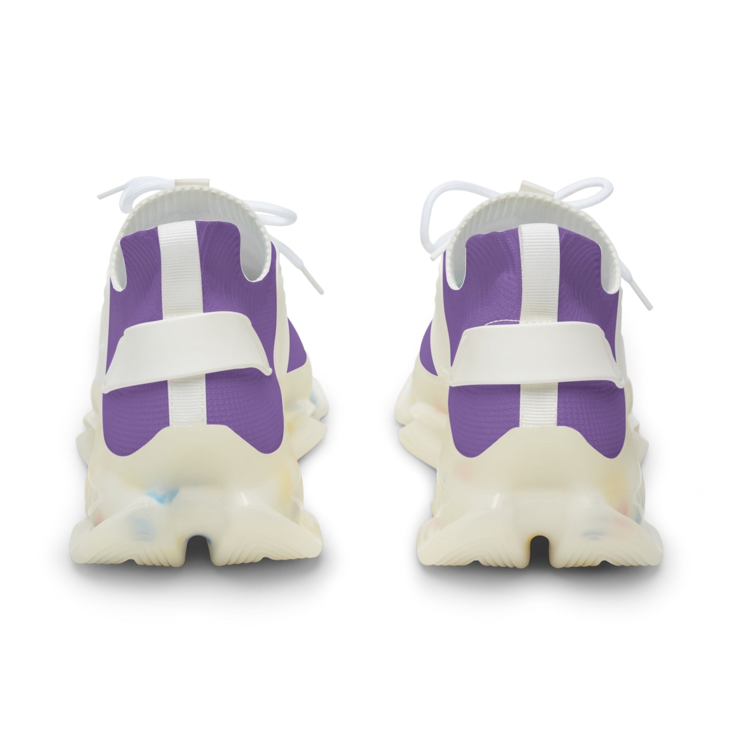 Light Purple Mesh Sneakers — Lightweight Athletic Running Shoes