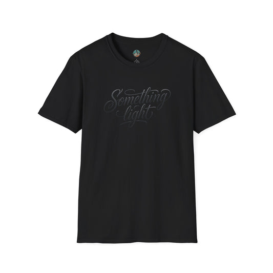 Something Light T-Shirt — Script Typography Casual Tee