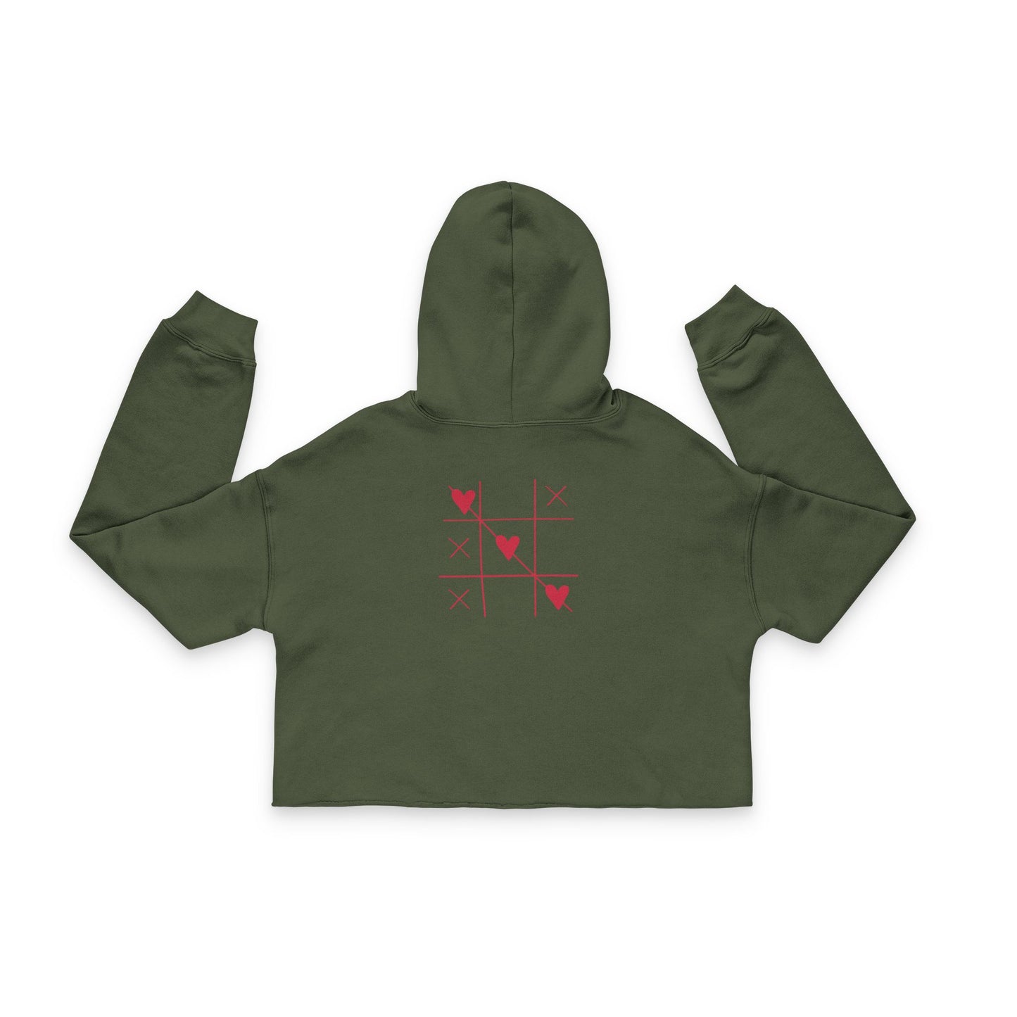 "Her" Cropped Hoodie