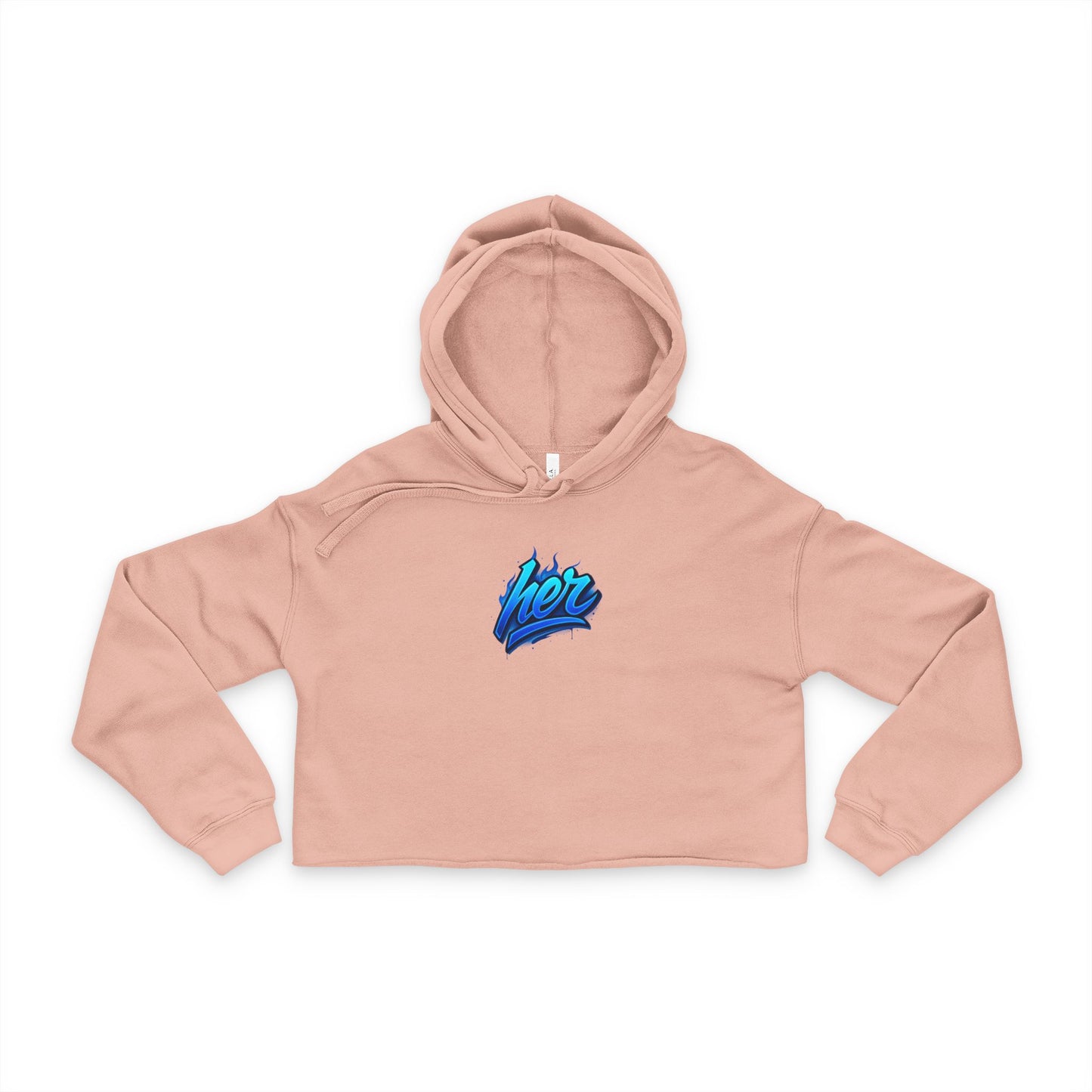 "Her" Cropped Hoodie