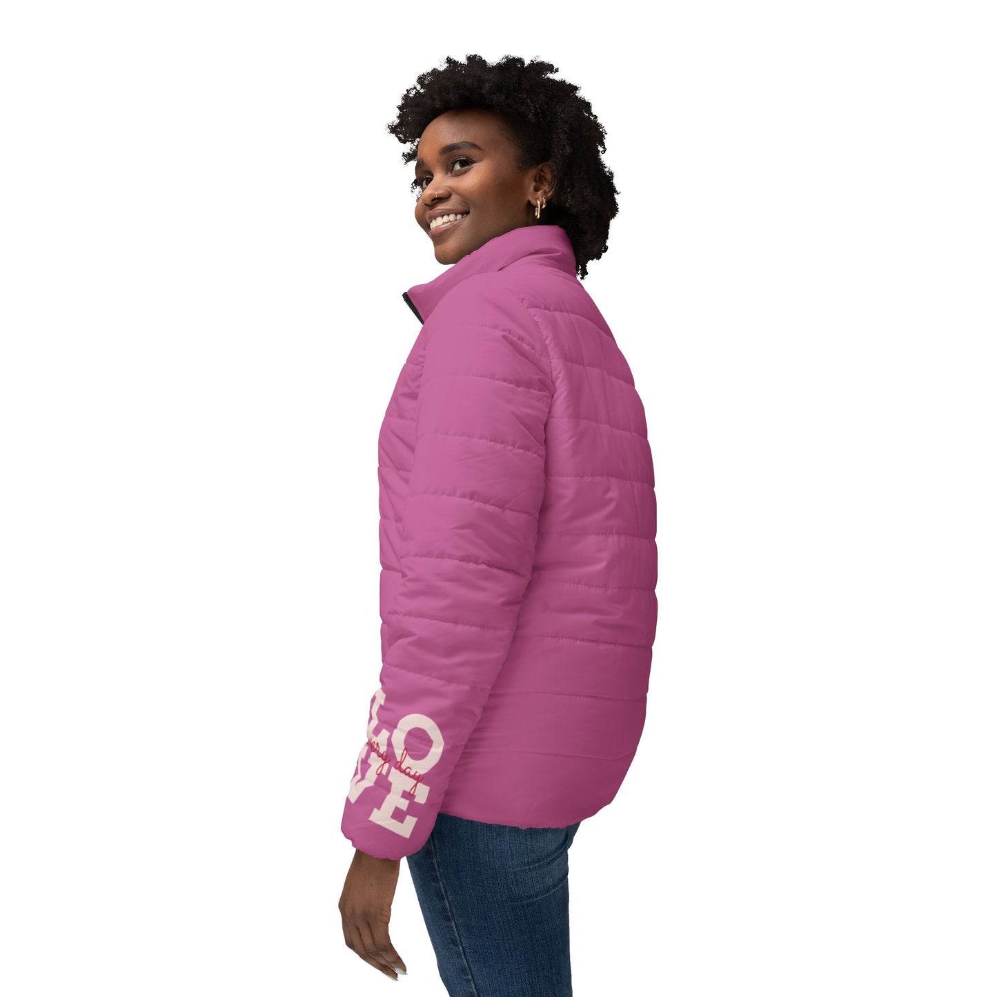 Women’s Puffer Jacket — Pink Passion