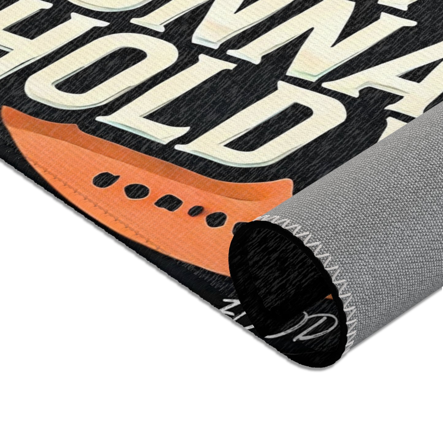 I Ain't Gonna Hold You Area Rug — Vintage Podcast & Streaming Microphone Floor Mat