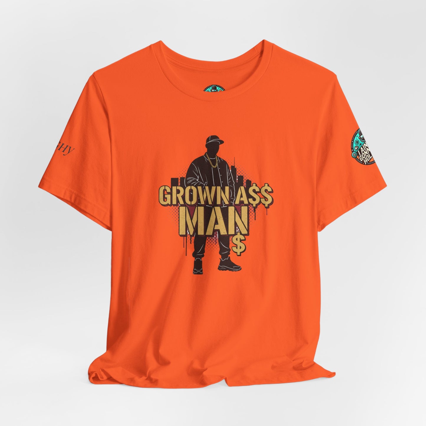 Grown Ass Man 3.0 Graphic Tee — Funny Urban Slang T‑Shirt