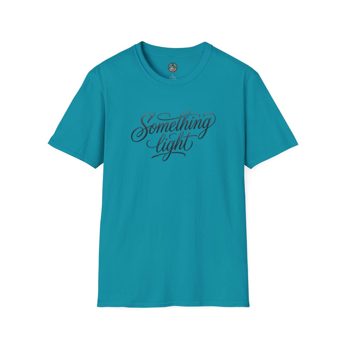 Something Light T-Shirt — Script Typography Casual Tee