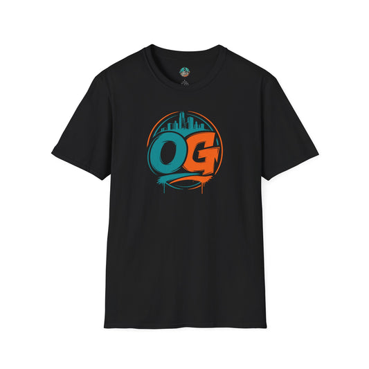 OG Legend Tee — Retro Miami Skyline Graphic T-Shirt
