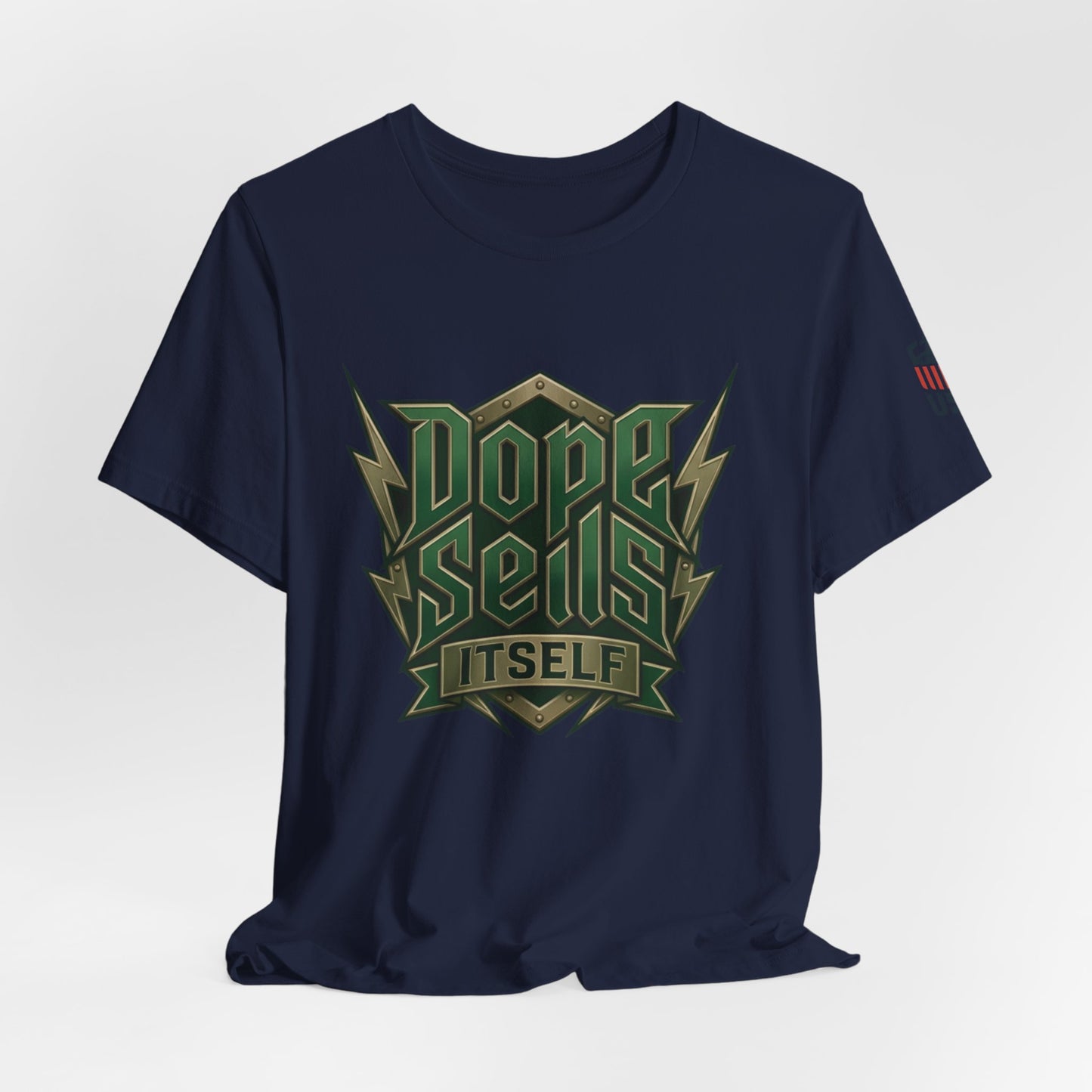 Dope Sells Itself Tee — Retro Camo Graphic T-Shirt