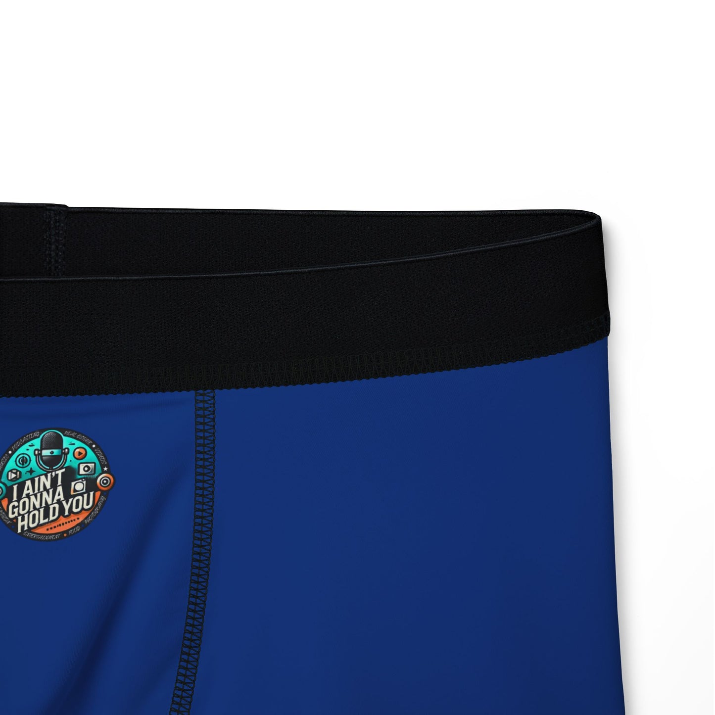 Mens Boxers — Blue Boxer Briefs with IAGHY Logo