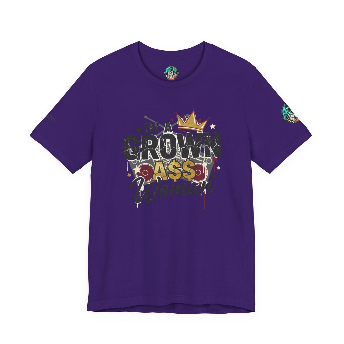 Grown Ass Woman Graphic Tee — Funny Urban Slang T‑Shirt