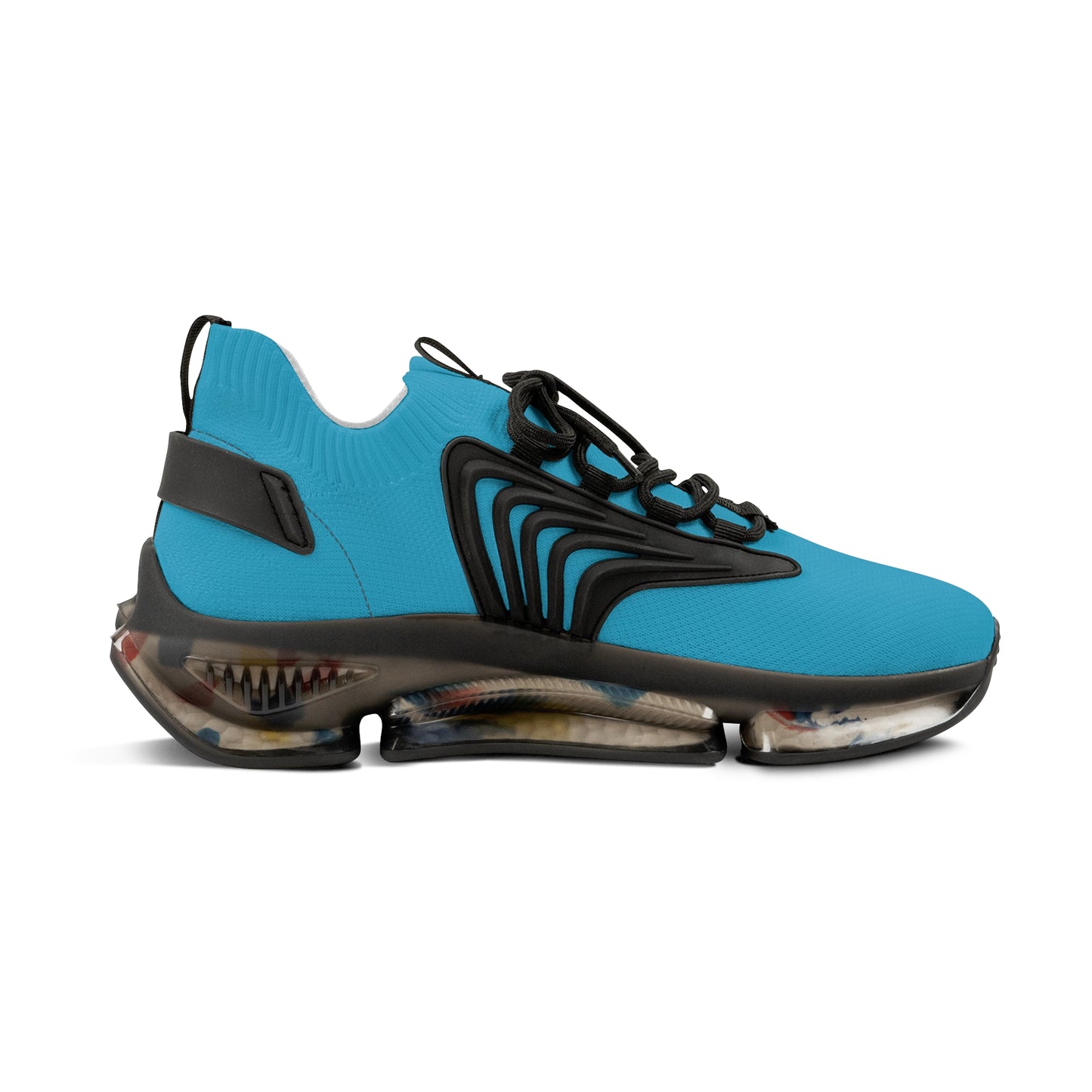 Turquoise Mesh Sneakers — Lightweight Athletic Running Shoes for Men