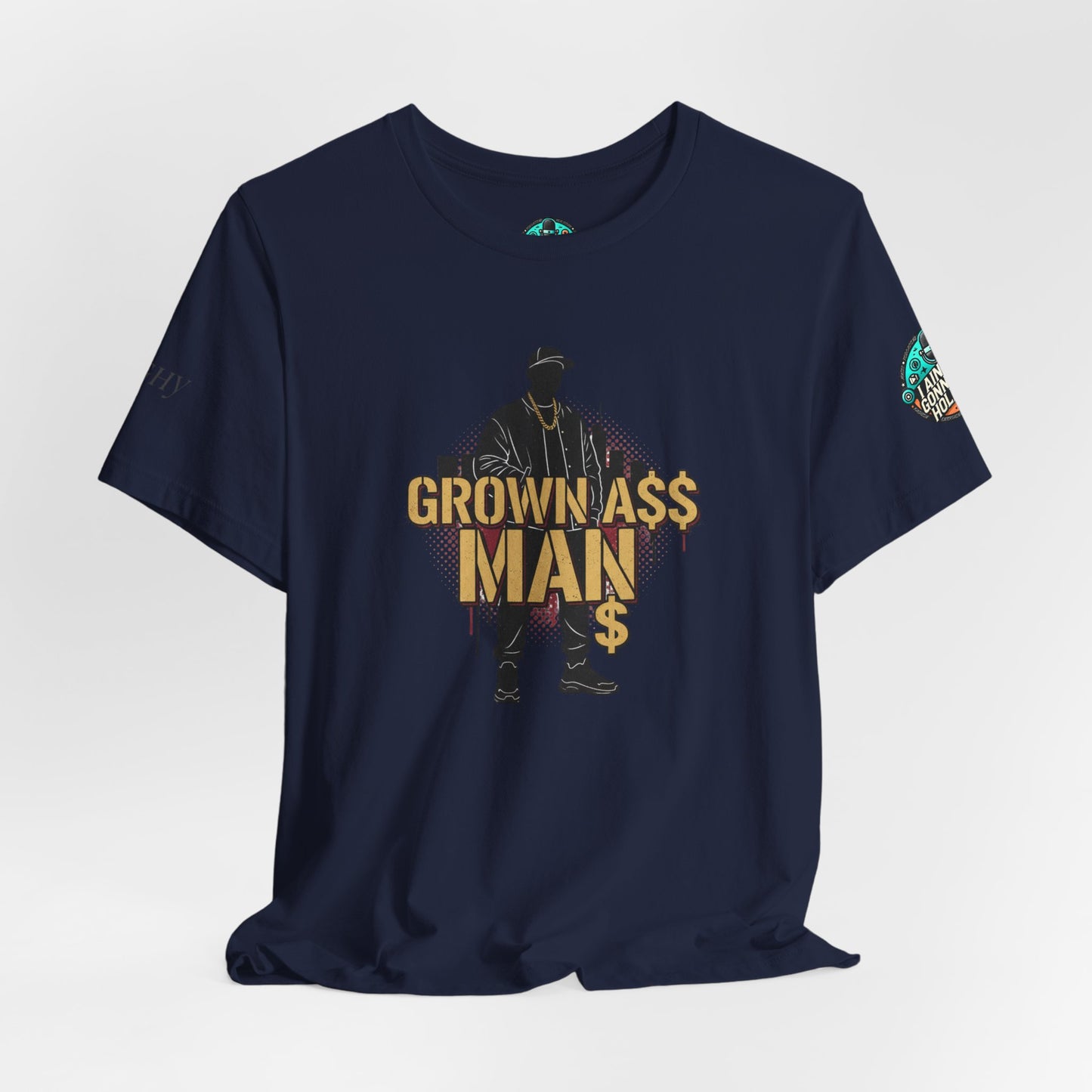 Grown Ass Man 3.0 Graphic Tee — Funny Urban Slang T‑Shirt