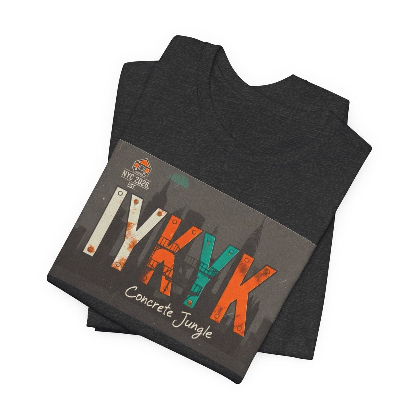 Concrete Jungle T-Shirt — IYKYK with IAGHY logo