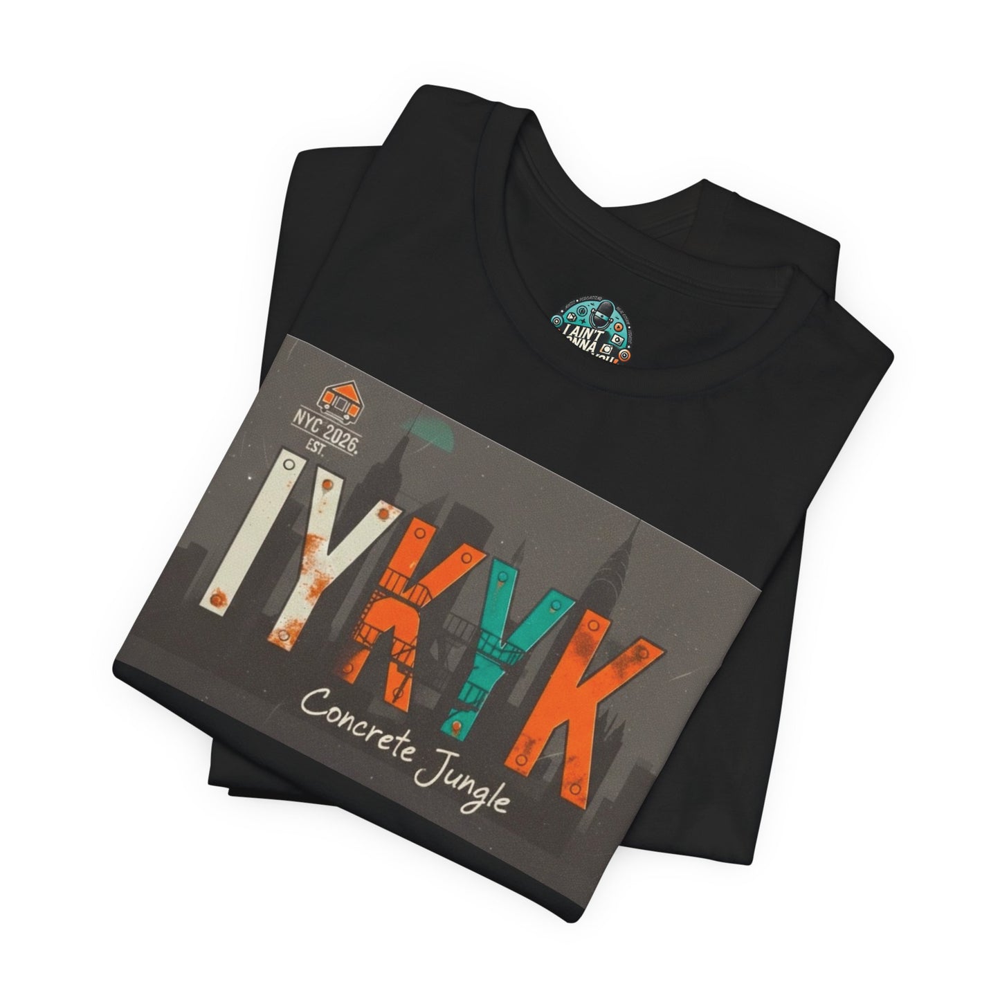 Concrete Jungle T-Shirt — IYKYK with IAGHY logo