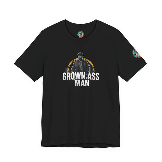Grown Ass Man Graphic Tee — Funny Urban Slang T‑Shirt