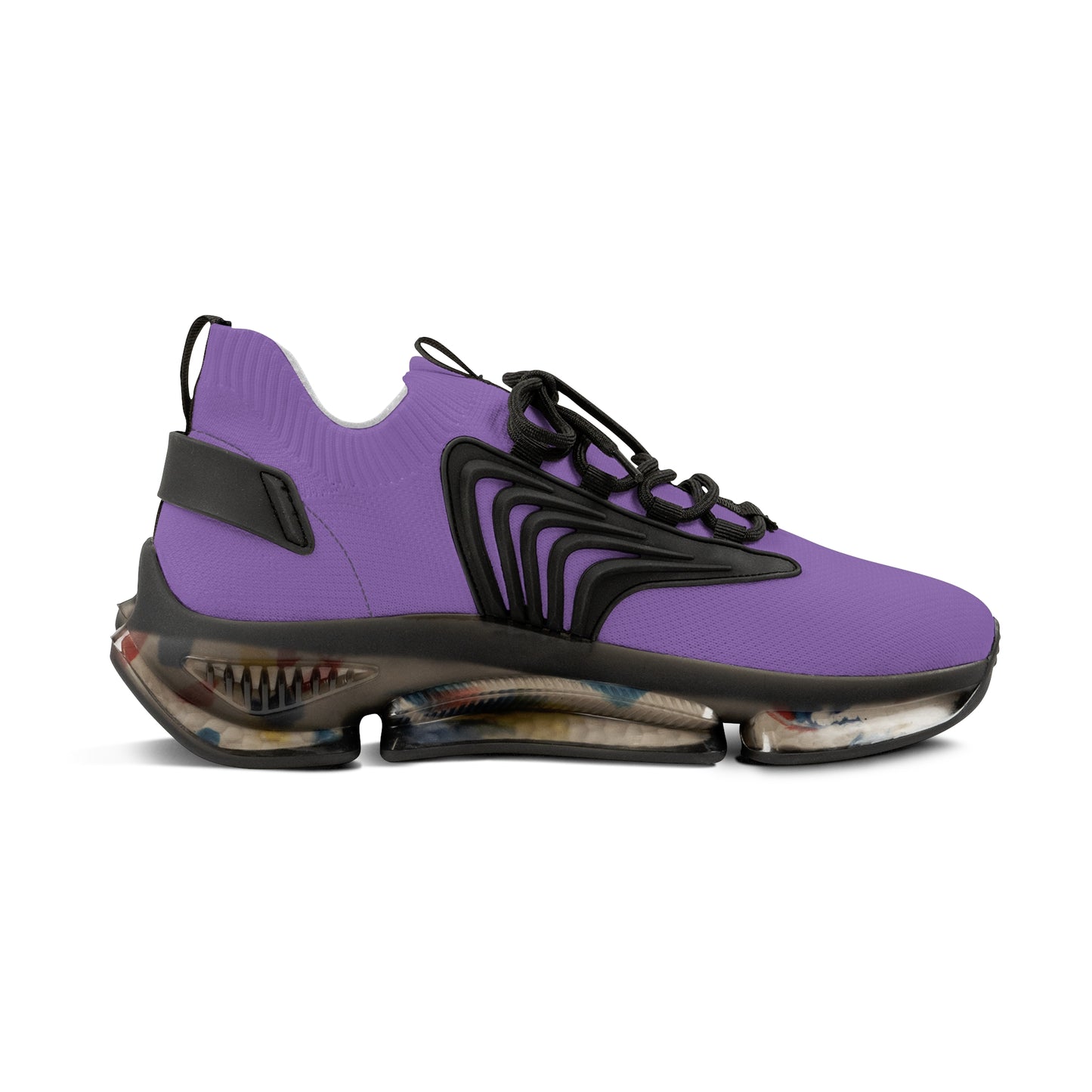 Light Purple Mesh Sneakers — Lightweight Athletic Running Shoes