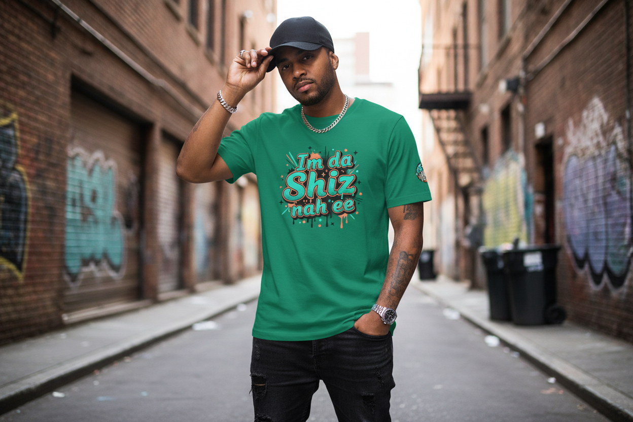 I'm da Shiz nah'ee Graphic Tee — Funny Urban Slang T‑Shirt