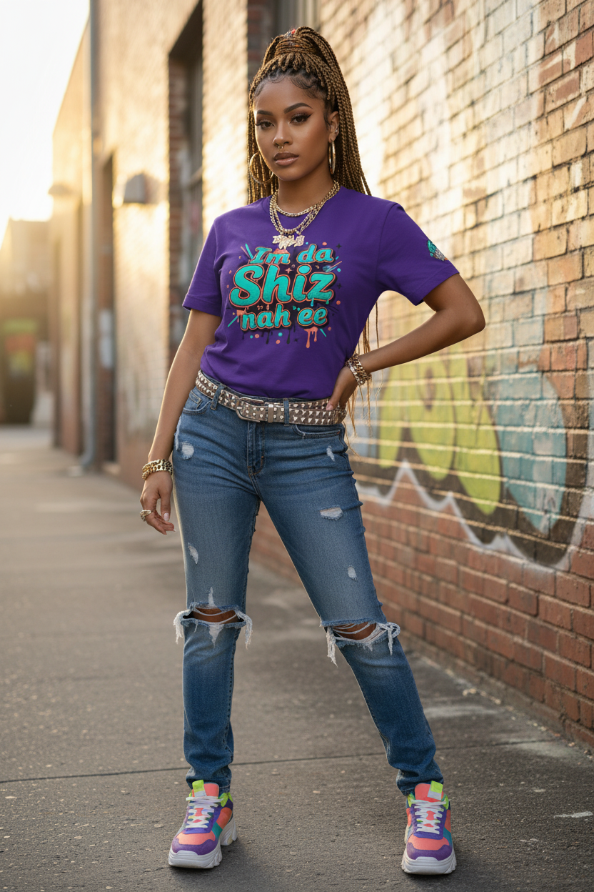 I'm da Shiz nah'ee Graphic Tee — Funny Urban Slang T‑Shirt