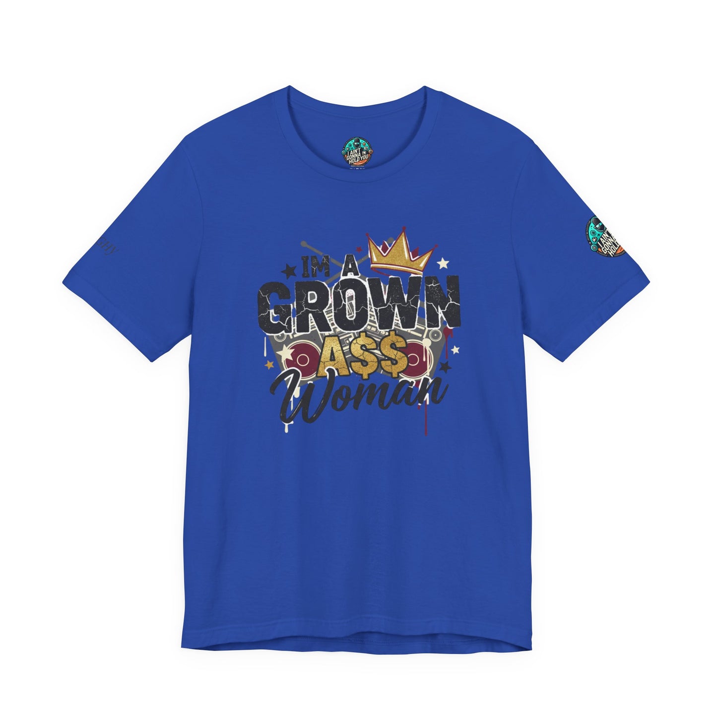 Grown Ass Woman Graphic Tee — Funny Urban Slang T‑Shirt