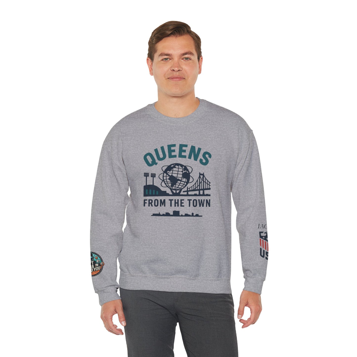 Queens From The Town Crewneck Sweatshirt — NYC Borough Pride Pullover