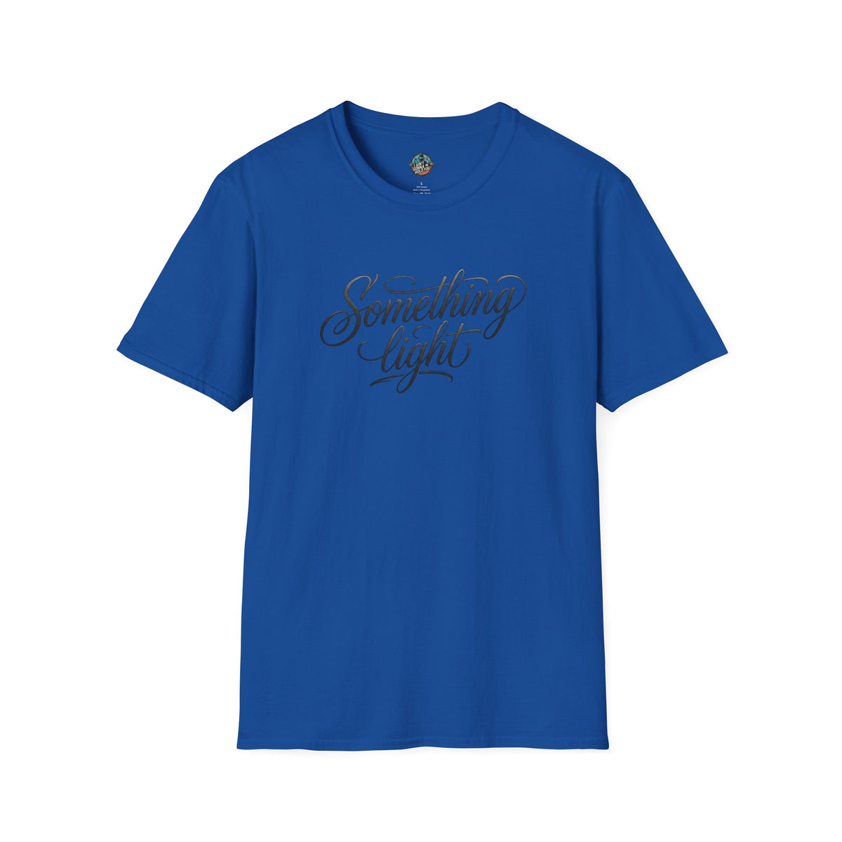 Something Light T-Shirt — Script Typography Casual Tee
