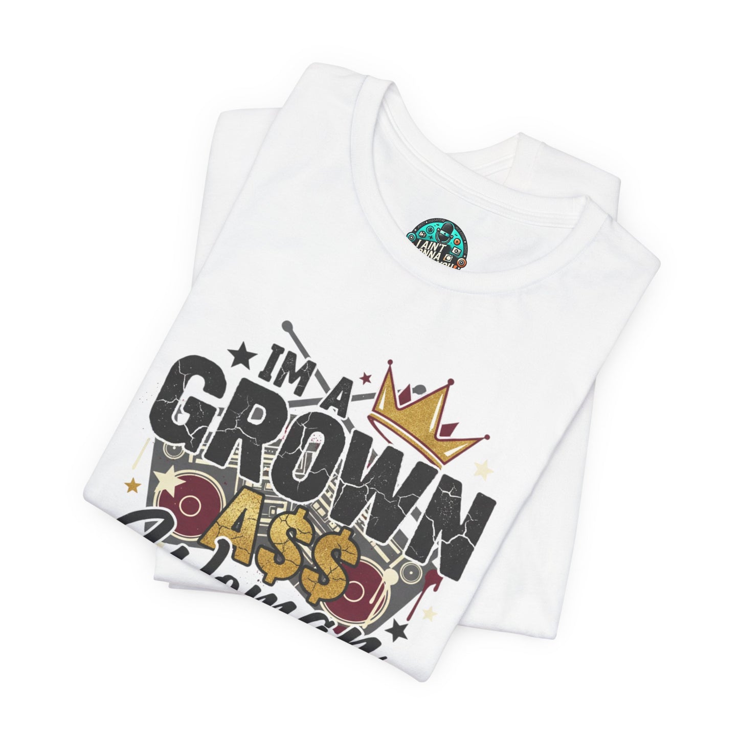 Grown Ass Woman Graphic Tee — Funny Urban Slang T‑Shirt