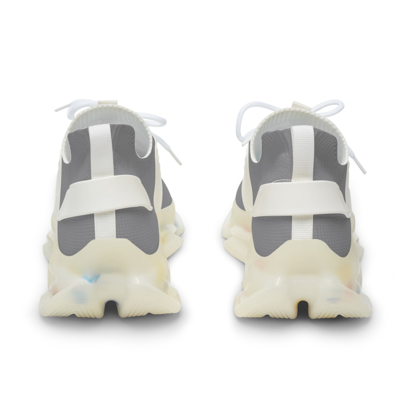 Grey Mesh Sneakers — Lightweight Athletic Running Shoes for men
