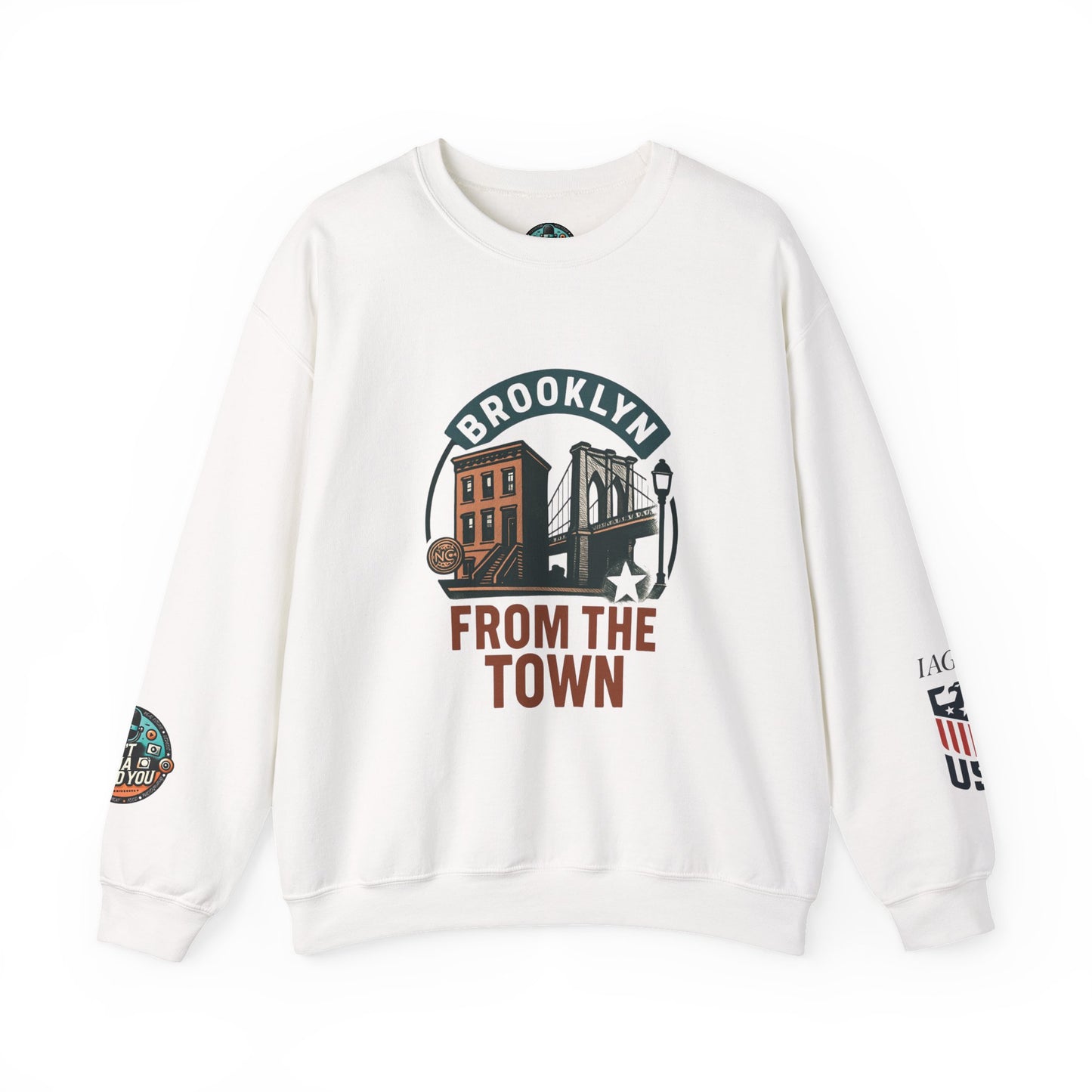 Brooklyn From The Town Crewneck Sweatshirt — NYC Borough Pride Pullover