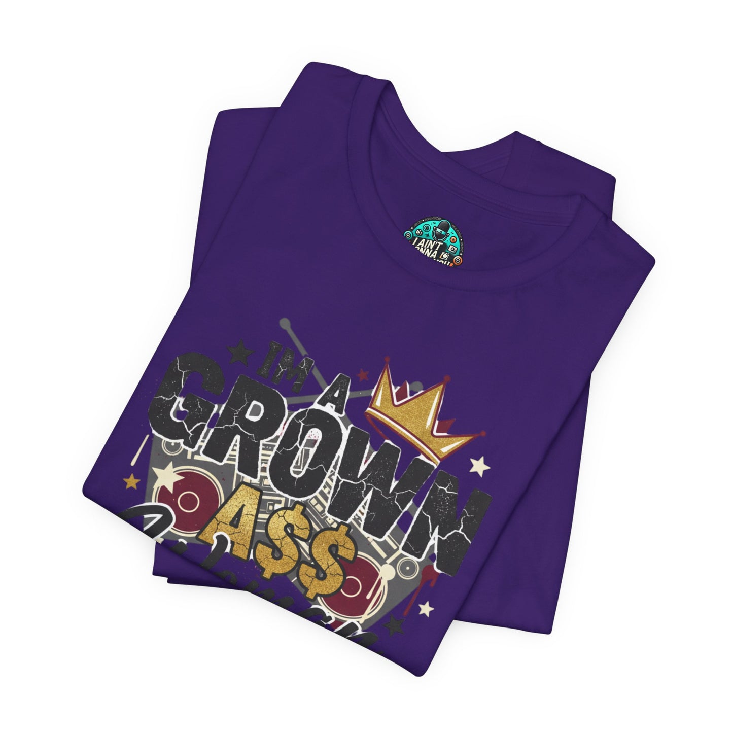 Grown Ass Woman Graphic Tee — Funny Urban Slang T‑Shirt