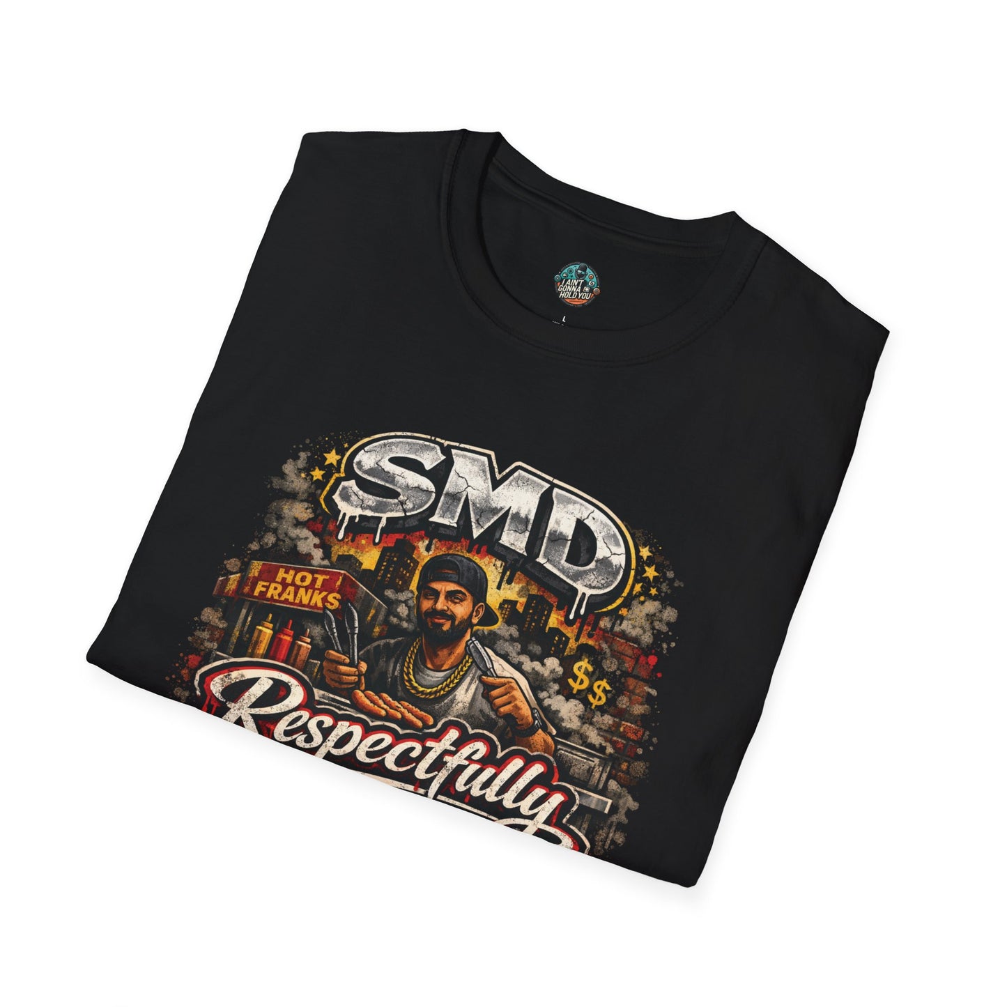 T-Shirt — SMD 'Respectfully' Vintage Hot Franks Streetwear Tee