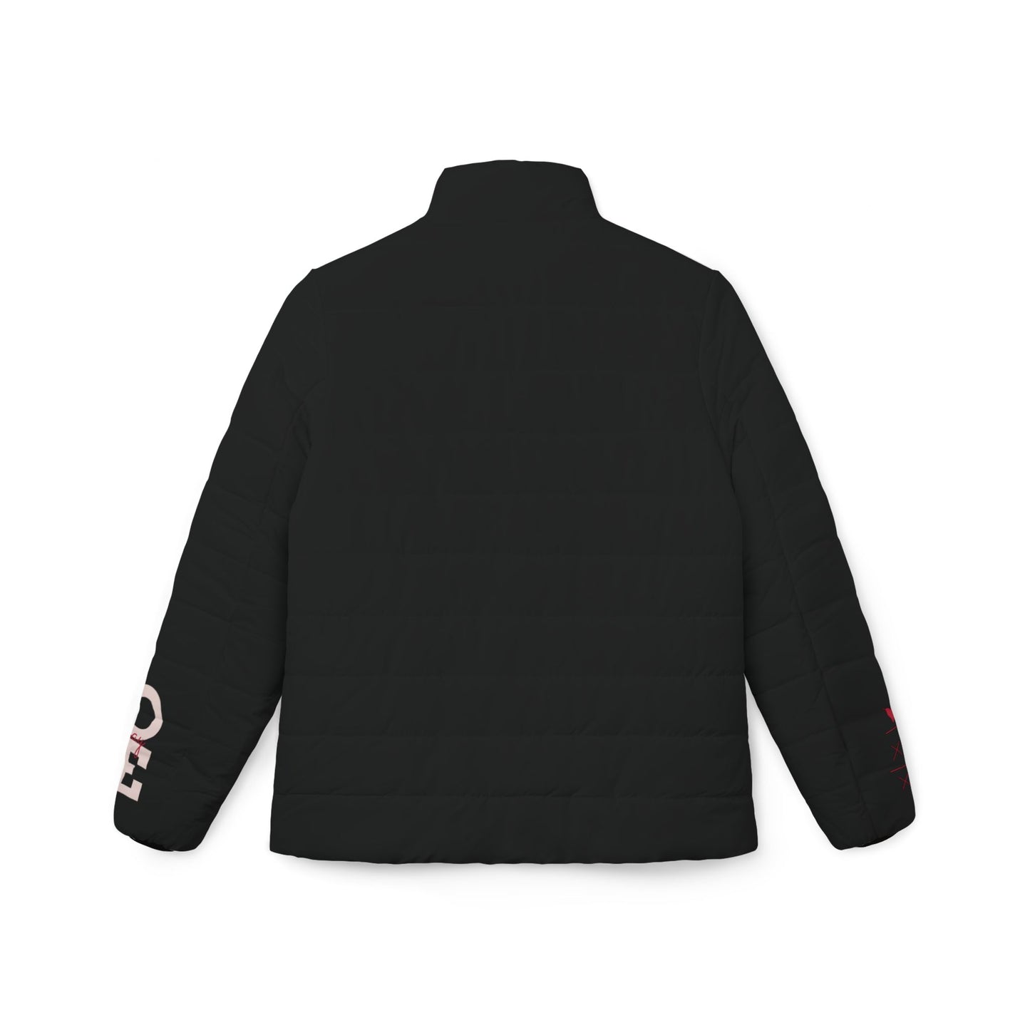 Love Prints Women's Puffer Jacket - Black Princess