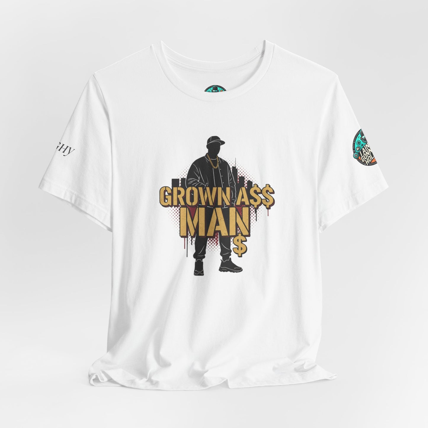 Grown Ass Man 3.0 Graphic Tee — Funny Urban Slang T‑Shirt