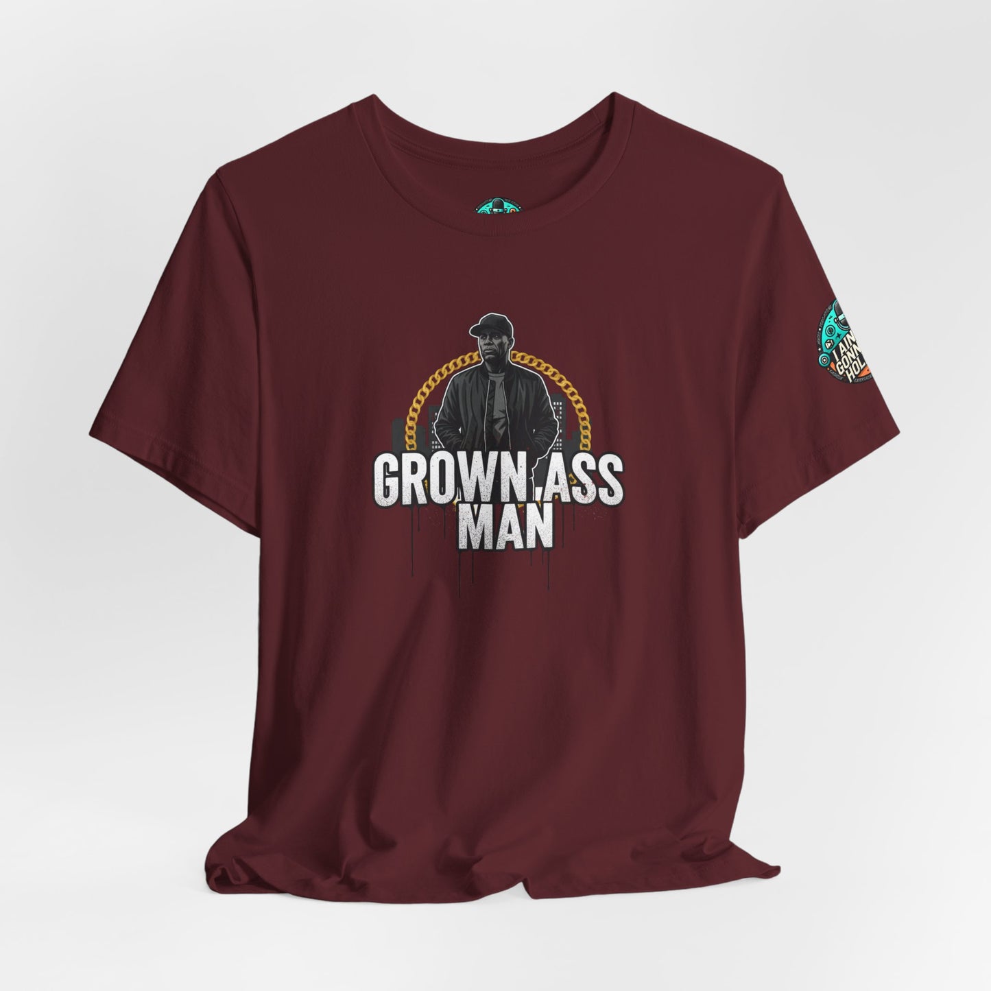 Grown Ass Man Graphic Tee — Funny Urban Slang T‑Shirt