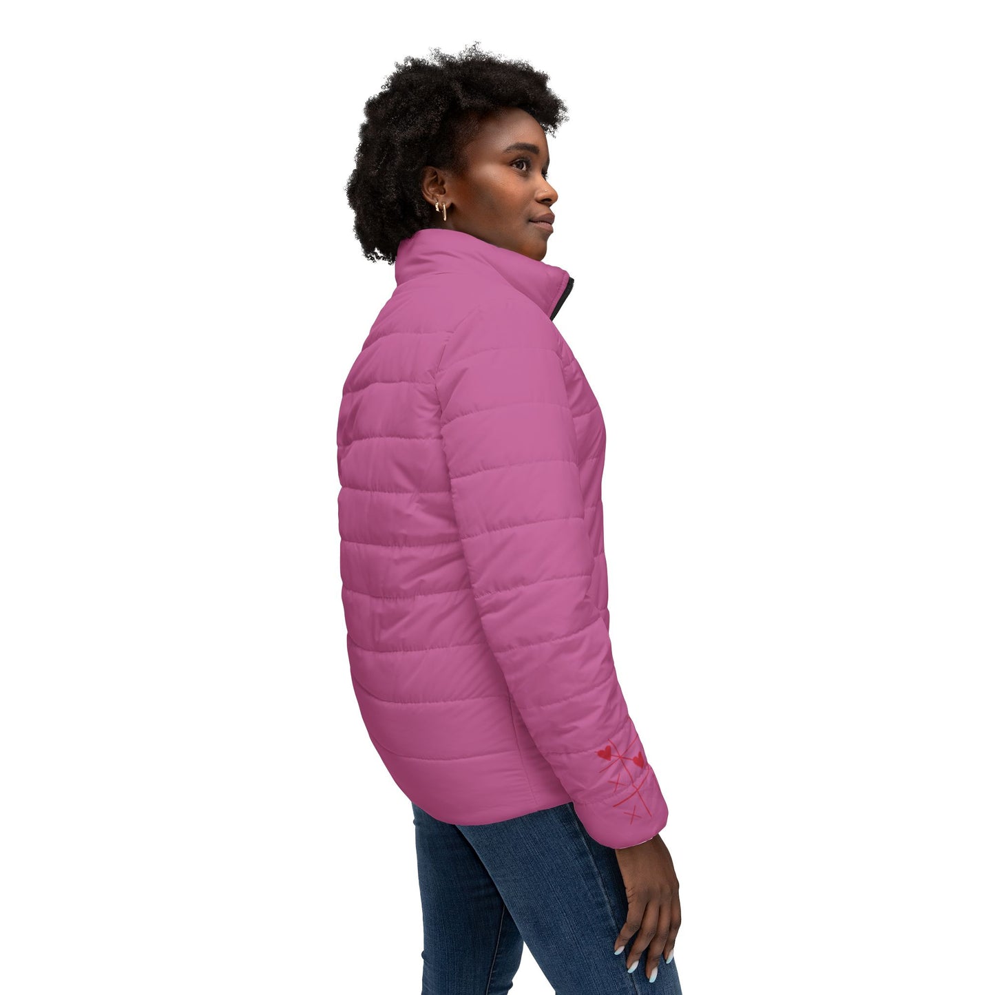Women’s Puffer Jacket — Pink Passion