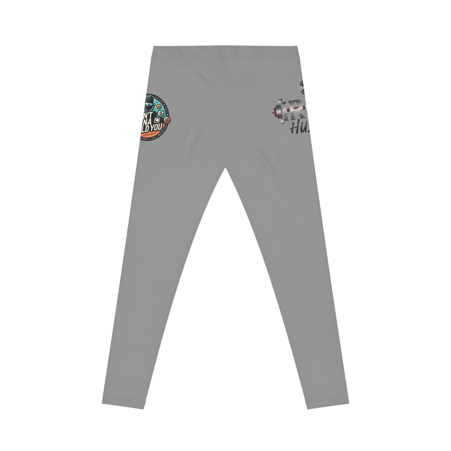 Motivational Graphic Leggings — "Iron Hustle" Fitness Yoga Pants