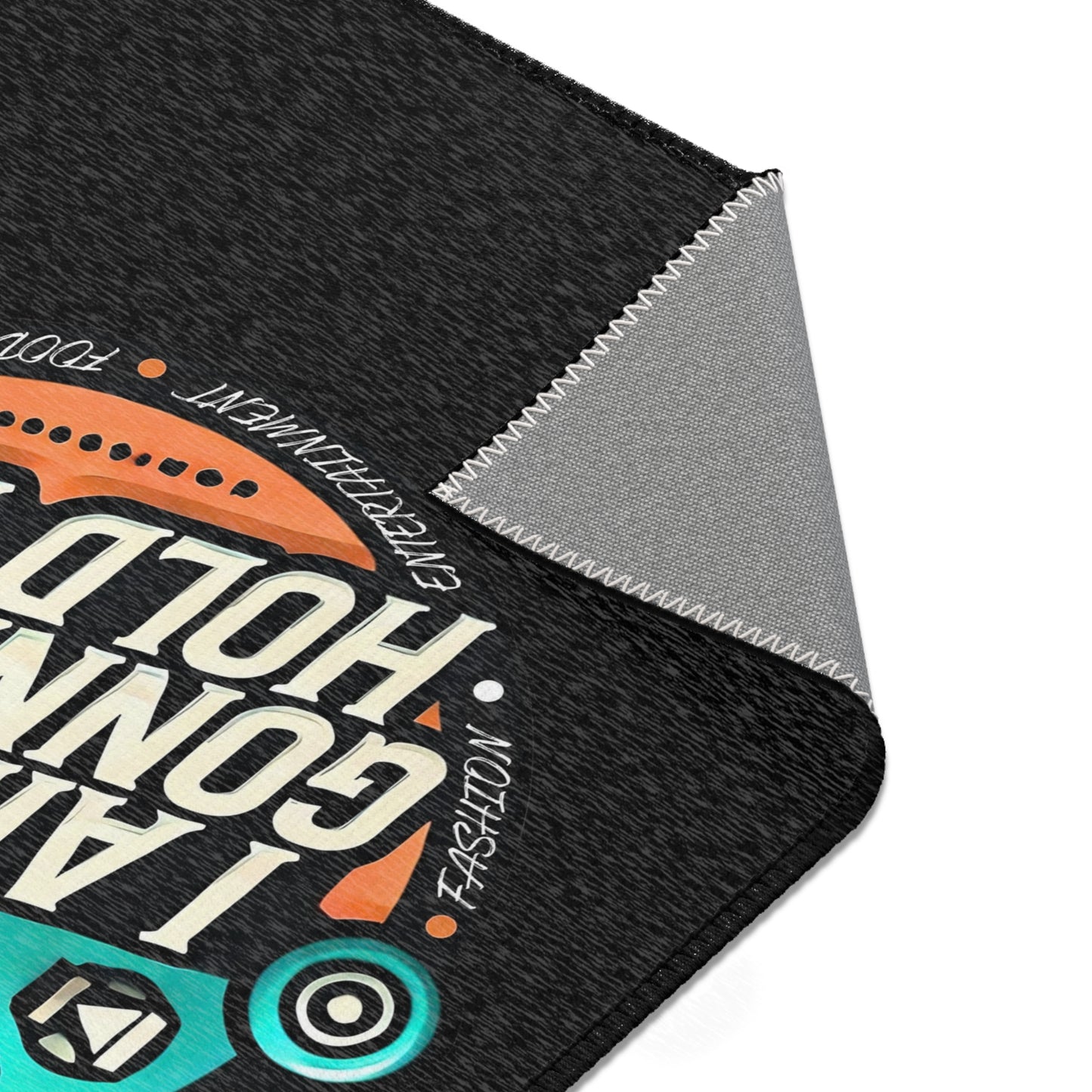 I Ain't Gonna Hold You Area Rug — Vintage Podcast & Streaming Microphone Floor Mat