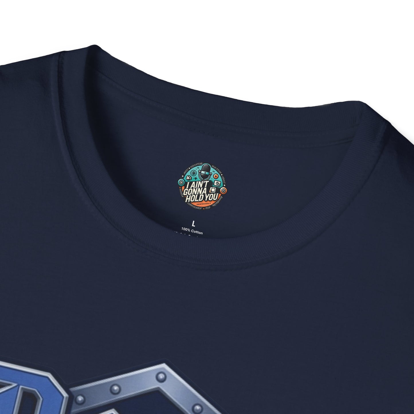 Dope Spells Itself T-Shirt — Retro Lightning Graphic Blue Tee