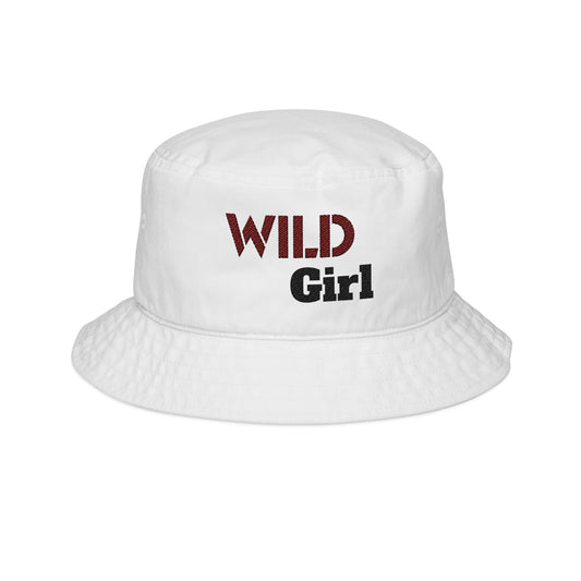 Bucket Hat - Girl Lifestyle with a Wild Side Embroidery